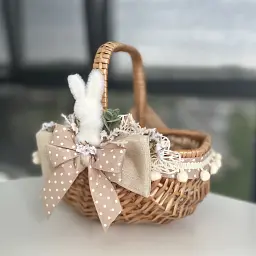 Великодній кошик 22х14х23см hand-made 1 MIS LT