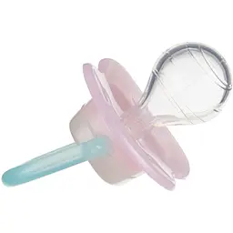 Пустушка силіконова кругла Canpol babies Love&Sea 0-6 місяців рожева (34/900_pin) - мініатюра 2