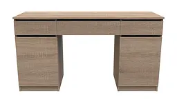 Стіл комп'ютерний Віто 2 Ferrum-decor 750x1400x500 ДСП Дуб Сонома 16 мм (FRD-104833)