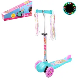 Самокат дитячий Bambi Barbie 3-х колісний LS2116 колеса з підсвічуванням - мініатюра 2