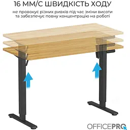 Стіл Officepro з електрорегулюванням висоти (ODE1260LW) - мініатюра 8