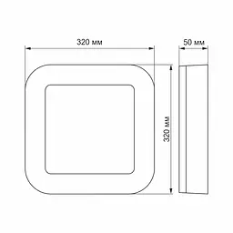 Світильник Videx LED Art IP65 30W 5000K квадратний (VL-BHFS-305) - мініатюра 3
