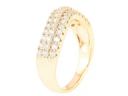 Каблучка XUPING Позолота 18K "Інкрустація цирконієм" (260938) р.18