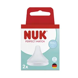 Соска Nuk Perfect Match силікон S від народження 2 шт. (3954265) - мініатюра 2