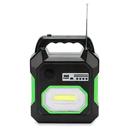 Сонячна зарядна станція GDPlus GD-15 + ліхтар + 3 лампи + Power Bank + FM + MP3 - мініатюра 2
