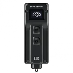 Надпотужний міні ліхтар EDC Nitecore T4K 4000лм з дисплеєм OLED Type-C - мініатюра 2