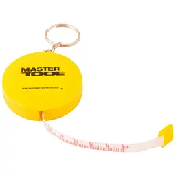 Рулетка вимірювальна для шиття та рукоділля брелок MasterTool 1.5 м x 7 мм 60-0157