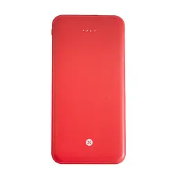 Повербанк переносна зарядка 10000mAh червоний пауербанк для телефону 2хUSB powerbank Dexim DCA0013-R - мініатюра 3