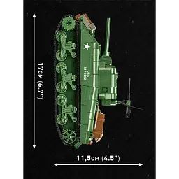 Конструктор Cobi Company of Heroes 3 Танк Шерман M4, масштаб 1:35, 615 деталей (COBI-3044) - мініатюра 6