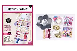 Набір для створення прикрас TRENDY JEWELRY бісер та підвіски для браслетів 6+ (11576)