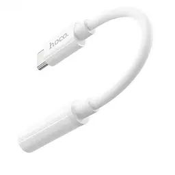 Перехідник Hoco LS30 Digital Type-C на 3.5 Audio converter White - мініатюра 6