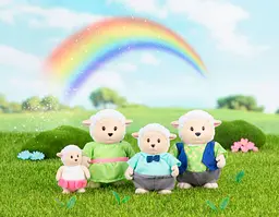 Набір фігурок Lil Woodzeez Сім'я овечок, з книжкою (6159M) - мініатюра 3