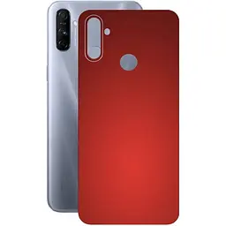Защитная пленка StatusSKIN для Realme Narzo 20A Корпус Винил красный, матовый