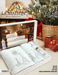 Подарунковий набір рушників з парфумом Christ La Maison pbe0051119 - мініатюра 3