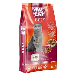 Сухий корм для кішок Wise Cat Beef 400 г (4820111141722) - мініатюра 1
