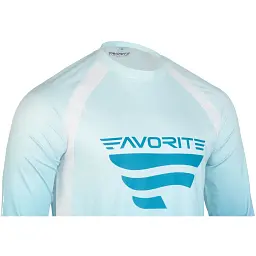 Реглан Favorite Basic Jersey F Logo 3XL Блакитний - мініатюра 3