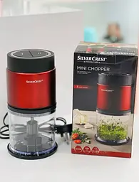 Подрібнювач Чоппер Silver Crest SMZC-500-A1-red 500 Вт червоний - мініатюра 4