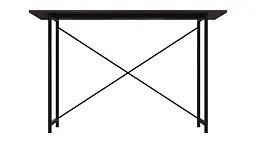 Стіл письмовий Line Лайт Ferrum-decor 750x1200x600 Чорний метал ДСП Венге Магія 16 мм (FRD-106158) - мініатюра 6