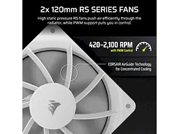 Водяне охолодження Corsair Nautilus 240 RS LCD White (CW-9061032-WW) - мініатюра 6