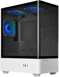 Корпус Prologix Lumi GM-01AW Glass ARGB White - мініатюра 2