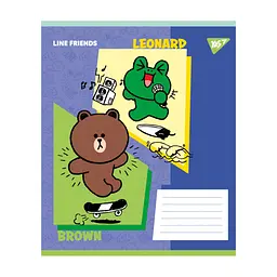 Зошит Yes Line Friends Funny А5 12 аркушів лінія (767639), в асортименті - мініатюра 3