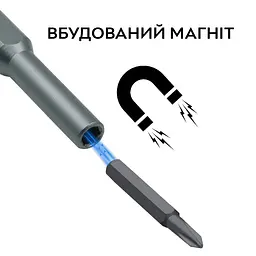 Набір магнітних прецизійних викруток Kit Bits SET 1, 25 в 1 для точних робіт та дрібного ремонту в кейсі - мініатюра 4
