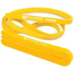 Гумка для фітнесу і кроссфіту Power System PS-4051 CrossFit Level 1 Yellow (опір 4-25 кг) (PS-4051_Yellow)