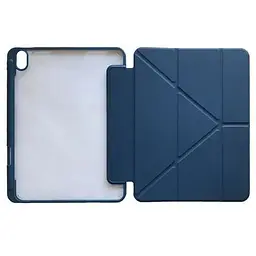 Чохол Smart Case Clear+stylus для Apple iPad Air 4 10.9/Air 5 10.9 синій