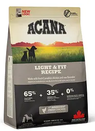 Сухий корм ACANA Light&Fit Recipe для собак усіх порід із підвищеною масою тіла 2 кг (a51220)