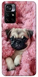 TPU чохол Demsky Мопс у ніжностях для Xiaomi Poco M4 Pro 5G