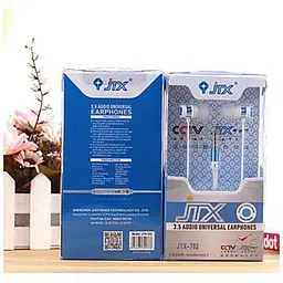 Навушники JTX-702 провідні з мікрофоном білі - мініатюра 3