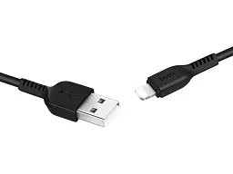 Кабель Hoco X13 USB to Lightning 1m Black (6957531061144) - мініатюра 2