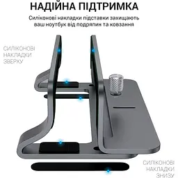 Підставка для ноутбука OfficePro LS680G Grey [144425] - мініатюра 3
