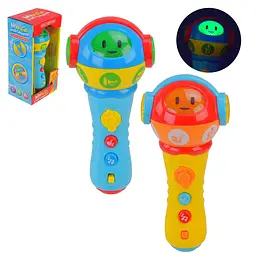 Музичний дитячий мікрофон з підсвічуванням та звуковими ефектами Instruments (ZD658-58) в асортименті