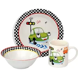 Набір дитячого посуду Limited Edition Funny Car 3 предмета (YF6028)