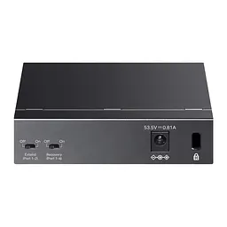 5-портовий настільний комутатор з 4 РоЕ+ портами, TL-SG1005LP - мініатюра 4