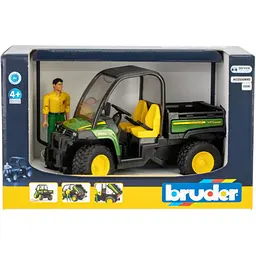 Набір іграшковий Bruder Автомобіль John Deere Gator XUV 855D з фігуркою (2490) - мініатюра 4