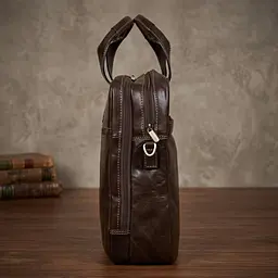 Чоловіча сумка-портфель Tony Perotti Italico 9954-40 moro (90374) Коричнева - мініатюра 9