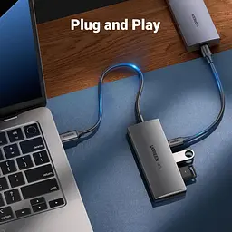 USB-хаб Ugreen CM480 4in1 (30758) [152545] - мініатюра 10