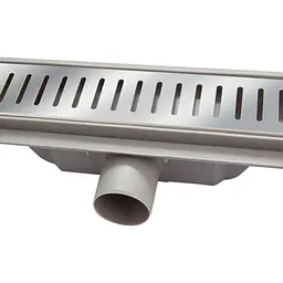 Трап лінійний Qtap Dry FA304-900 з нержавіючою решіткою 900x73 - мініатюра 4
