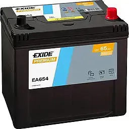Автомобільний акумулятор EXIDE Premium 6СТ-65Ah АзЕ ASIA 580A (EN) EA654 - мініатюра 2