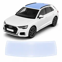 Антигравійна захисна бронеплівка за лекалами для Audi Q3 F3 2018-2024 - зона даху