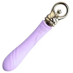Вібратор Zalo Courage Pre-Heating G-spot Massager 20.6 см фіолетовий - мініатюра 3