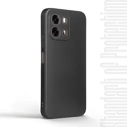 Чехол-накладка для смартфона OPPO A6S 4G, противоударный, силиконовый, термополиуретановый (ТПУ), с защитой камеры и корпуса, черный, защита всего корпуса, ArmorStandart (ARM90347) - мініатюра 2
