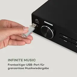 Тюнер HiFi цифровий Аuna iTuner Spotify Connect 320 Bт (10034063) - мініатюра 3