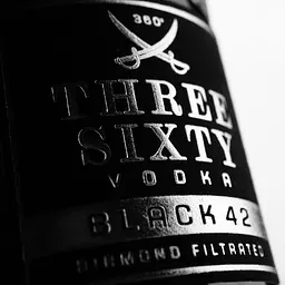 Горілка Three Sixty Vodka Black, 42%, 0,7 л - мініатюра 4