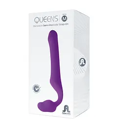 Безремневий страпон Adrien Lastic Queens M 20 см бузковий - мініатюра 3