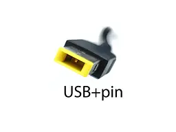Блок живлення для Lenovo 20V 6.75A 135W (USB+pin) 2pin гніздо (з кабелем живлення) - мініатюра 2