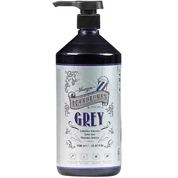 Шампунь відтінковий Beardburys Grey для білого та сивого волосся 1 л