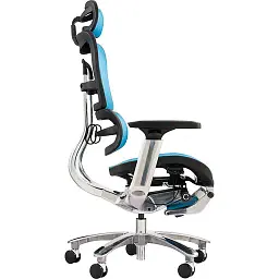 Офісне крісло GT Racer X-809L (W-55), синє (X-809L Blue (W-55)) - мініатюра 3